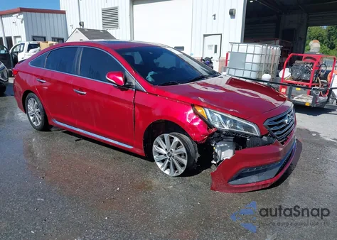 2016 Hyundai Sonata Sport z USA, uszkodzony, nr VIN 5NPE34AF9GH429142